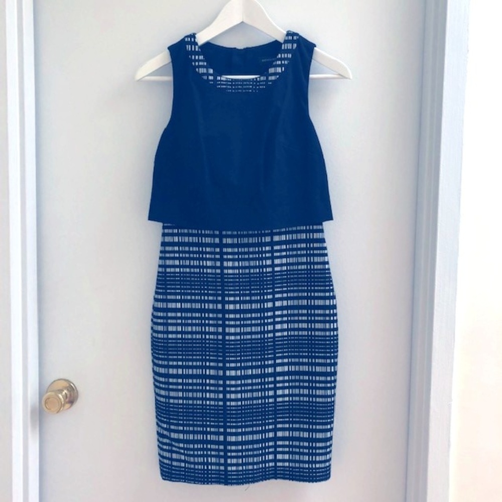Banana Republic Petite Tiered Shift Dress